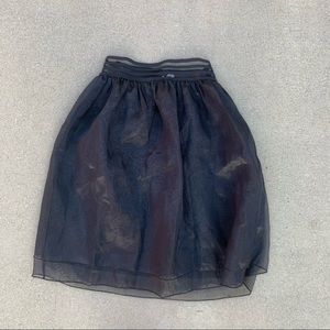 Juniors Black puff skirt